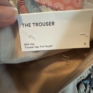 Ann Taylor Factory Light Tan Trousers